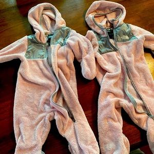 North face snowsuits 6-12mos